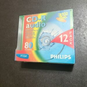 Philips set of 12 CD-R Audio. 80 min